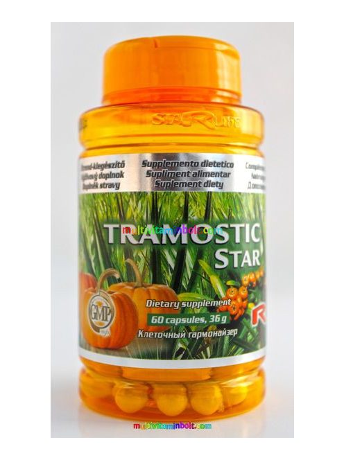 	 Tramostic Star 60 db kapszula fűrészpálma kivonattal a prosztata egészségéért, férfiaknak