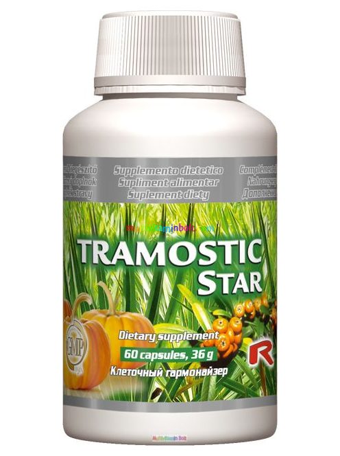	 Tramostic Star 60 db kapszula fűrészpálma kivonattal a prosztata egészségéért, férfiaknak