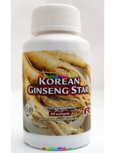   Korean Ginseng Star 60 db lágyzselatin kapszula, valódi Panax Ginseng kivonattal - StarLife