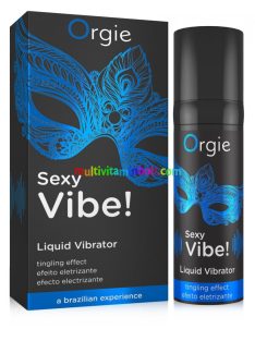   Orgie Sexy Vibe Liquid - folyékony vibrátor nőknek és férfiaknak 15 ml 