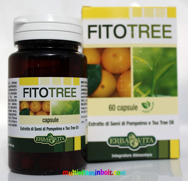 Erba Vita FitoTree grapefruit és teafa kapszula – 60db