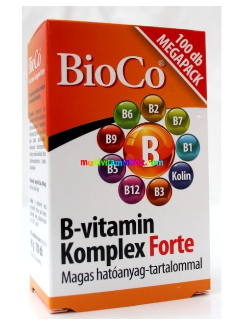 B-vitamin-Komplex-Forte-100-db-tabletta-kolinnal-Bioco-b-complex