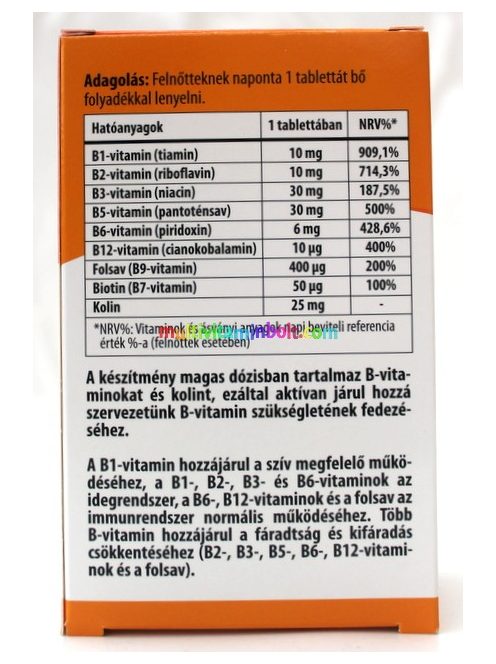 B-vitamin-Komplex-Forte-100-db-tabletta-kolinnal-Bioco-b-complex