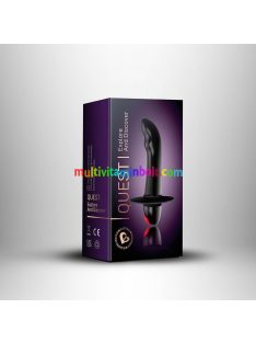 Quest Black, kis méretű, 2,5 cm átmérőjű vibrátoros szilikon és ABS prosztata masszírozó - Rocks-Off   Quest Black, kis méretű, 2,5 cm átmérőjű vibrátoros szilikon és ABS prosztata masszírozó - Rocks-Off