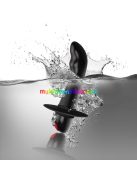 Quest Black, kis méretű, 2,5 cm átmérőjű vibrátoros szilikon és ABS prosztata masszírozó - Rocks-Off