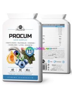   PrOcum szem komplex 11 összetevővel, fekete áfonya és fenyőkéreg, 60 db kapszula  - Mannavita