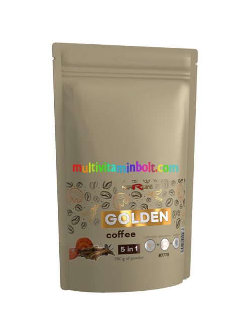 Golden Coffee Star 5 in 1, Instant Kávé  750 g, 1 adag 750 mg Cordyceps sinensist és 500 mg Ganoderma lucidumot tartalmaz -  Starlife 