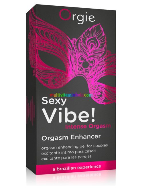 Orgie Sexy Vibe Orgasm - folyékony vibrátor nőknek és férfiaknak 15 ml, mentollal