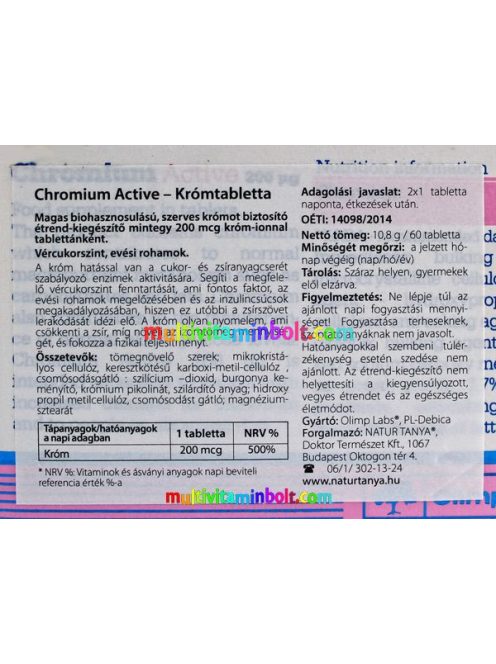 Chrom-Activ-Szerves-Krom-60-db-tabletta-200-mcg-fogyas-cukorbetegseg-ehsegroham