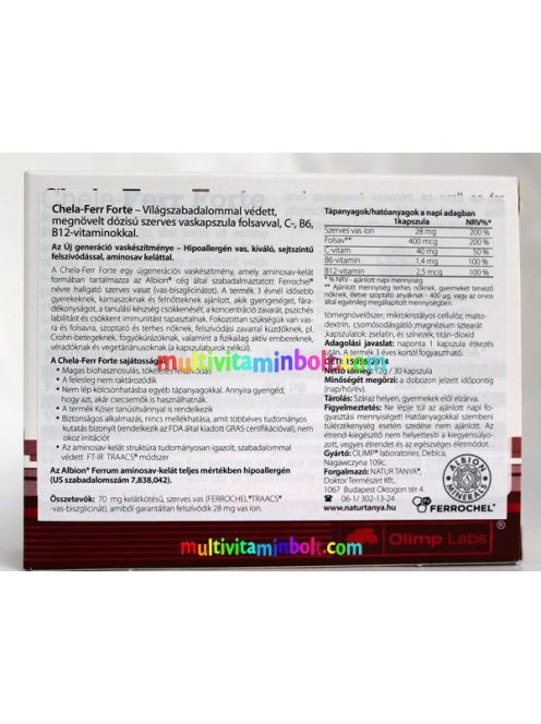 Chela-Ferr-Forte-30-db-kapszula-kelat-szerves-vas-b12-b6-folsav-olimp-labs