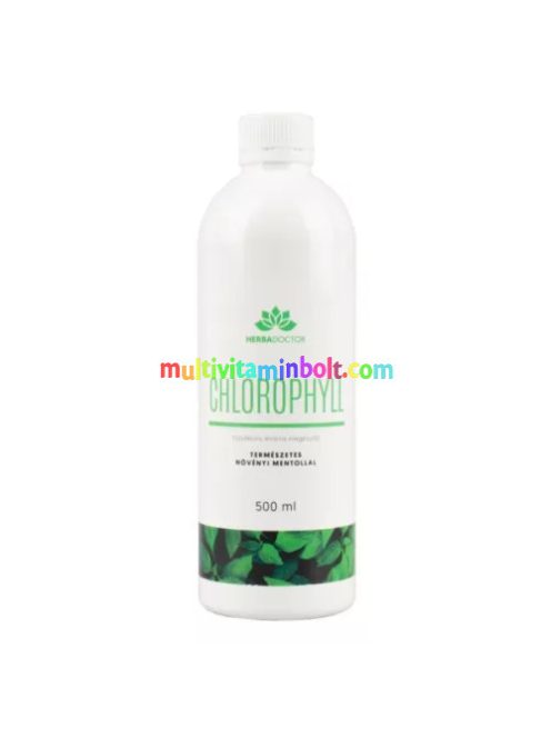 CHLOROPHYLL 500 ml természetes növényi mentollal, pektingél - Herbadoctor