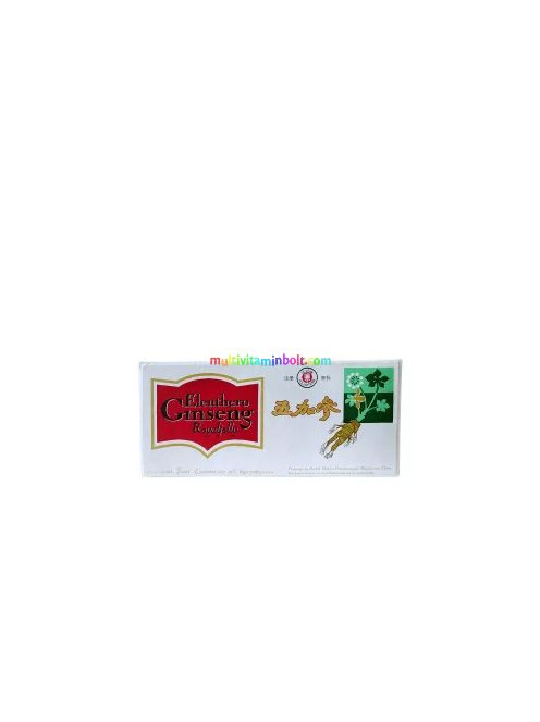 Eleuthero Ginseng Royal Jelly ivóampulla 10 db 10 ml, Ginseng 200 mg, Méhpempő 300 mg, stressz, életerő, libidó - Dr. Chen