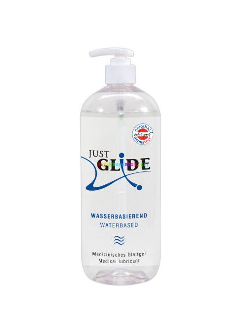 just-glide-water-1000-ml-Sikosito-vizbazisu-vegan-orvosi-sikosito-latex-ovszerhez-is-orion