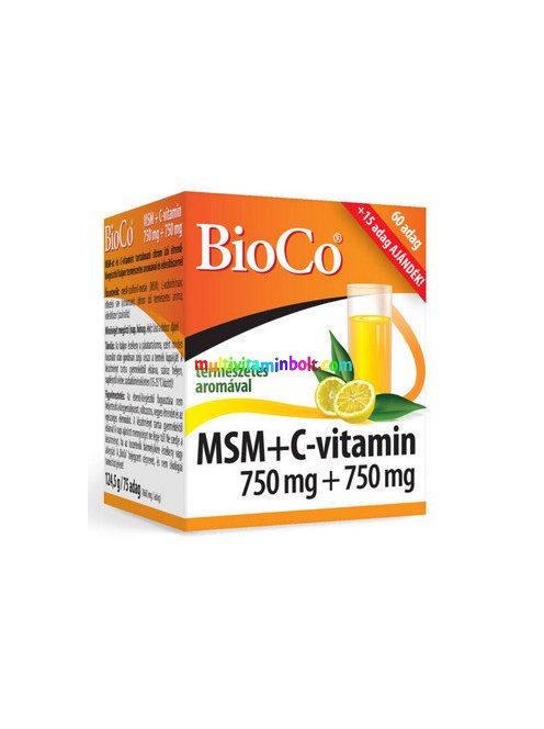 msm-750mg-C-vitamin-italpor-750mg-aszkorbinsav-75adag-Bioco