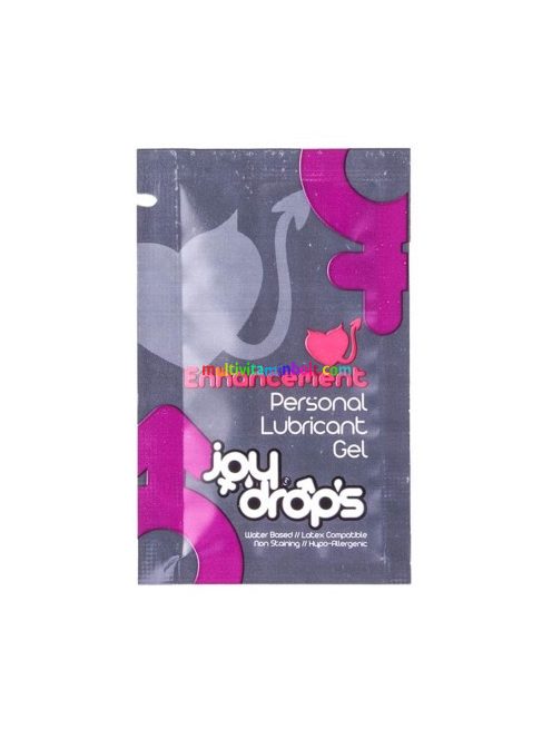 Enhancement Personal Lubricant Gel 5 ml, Vágyfokozó síkosító egy speciális fizio-növényi keverék nőknek - JoyDrops