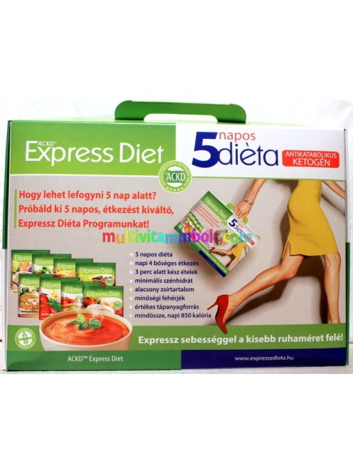 Expressz Diéta (5 napra való instant étel) - Próbálta már valaki?