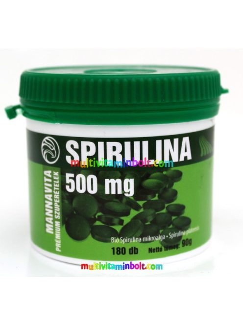 Spirulina-alga-tabletta-mannavita-180db-500mg
