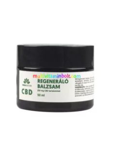   CBD regeneráló balzsam 50 ml,  érzékeny bőrre, víz mentes, tartósító szer,- és alkoholmentes formula - HerbaDoctor