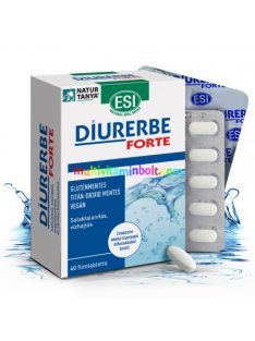   DIURERBE Forte 40 db Tabletta, anyagcsere serkentő és salaktalanító hatású, természetes vízhajtó - ESI
