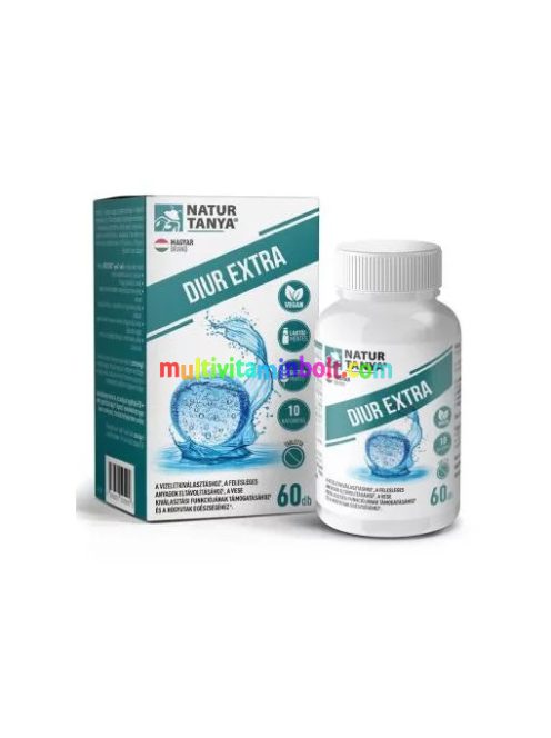  Natur Tanya® DIUR EXTRA 60 db tabletta, természetes vízhajtó, anyagcsere serkentő hatású