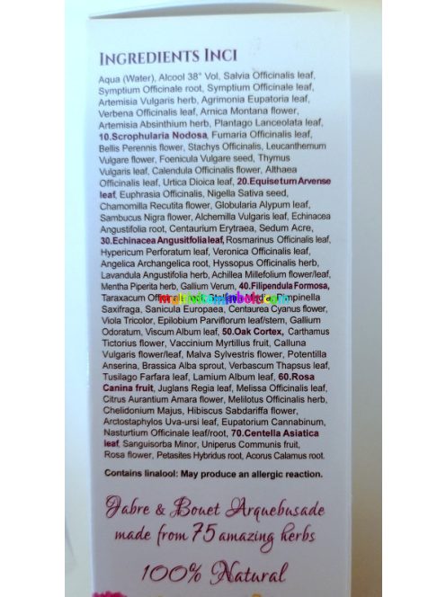 Arquebusade-Water-desztillatum-Arsad-100-ml-75-gyogynoveny-kivonat-fabre-bouet-elixir