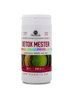 Detox Mester Máriatövis + lucuma + búzafű + chlorella őrlemény 200 g - MannaVita
