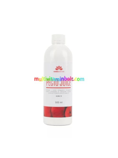 PECTO JUICE 500 ml pektingél, Almapektin, Innulin, Citruspektin, Almaecet, Édesgyökér kivontat, alma