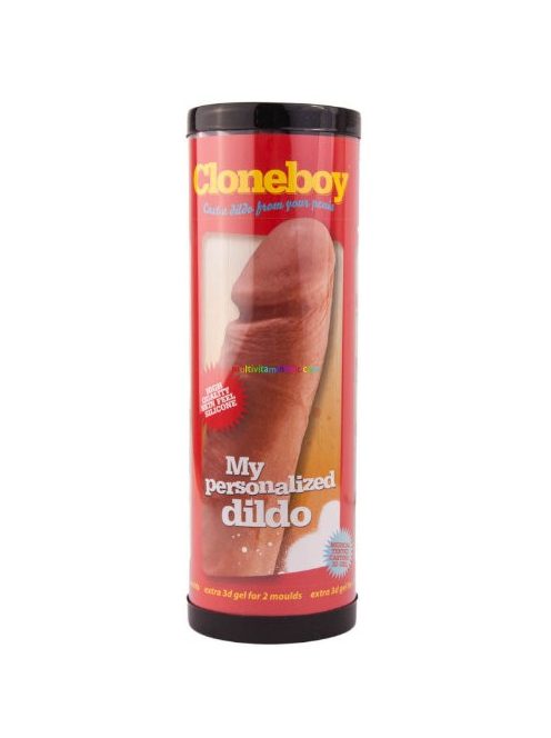 Cloneboy Dildo-Kit Flesh pénisz szobor öntő szett, pénisz klónozó, testszínű, szilikonból 