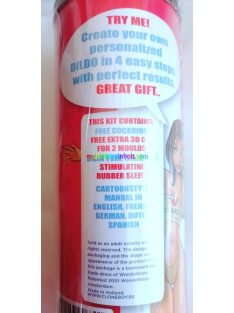   Cloneboy Dildo-Kit Flesh pénisz szobor öntő szett, pénisz klónozó, testszínű, szilikonból 