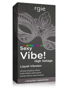   Orgie Sexy Vibe High Voltage - folyékony vibrátor nőknek és férfiaknak 15 ml