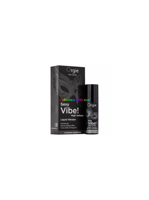 Orgie Sexy Vibe High Voltage - folyékony vibrátor nőknek és férfiaknak 15 ml
