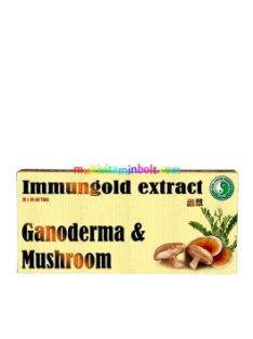   Immungold Ganodrerma ivóampulla 10 db 10 ml, Ganoderma gomba, Shiitake gomba, csűdfűgyökér astragalus - Dr. Chen
