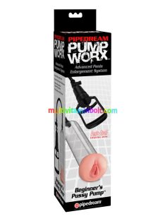 Maximizer WorxVX1-Pussy Pump húzókaros péniszpumpa izgató bejárattal 20x6cm