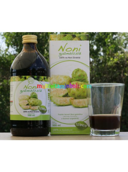 Noni Juice 500 ml, 100 %-os gyümölcslé - MannaVita