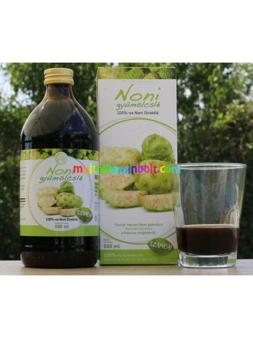 Noni Juice 500 ml, 100 %-os gyümölcslé - MannaVita