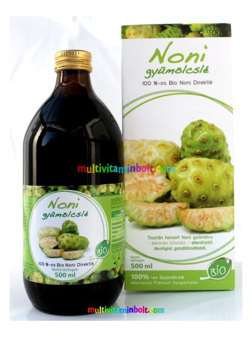 Noni Juice 500 ml, 100 %-os gyümölcslé - MannaVita