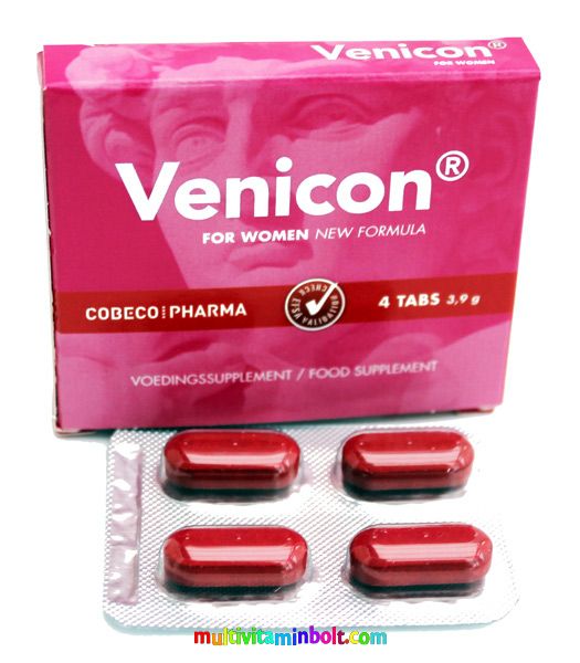 Venicon Women 4 db tabletta nőknek, vágyfokozó