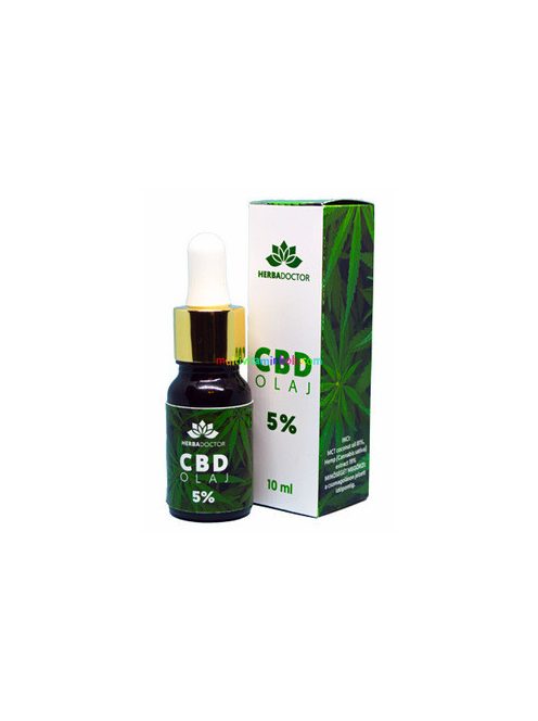 CBD Olaj, Kender olaj 10 ml, 5% - Herbadoctor