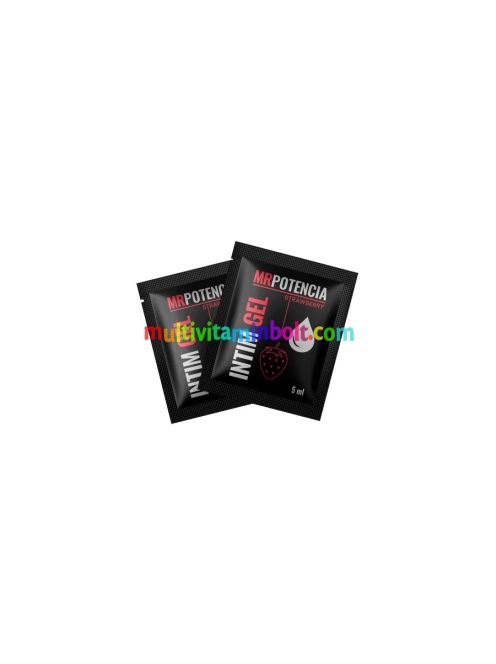 MRPOTENCIA STRAWBERRY INTIM GEL síkosító - 5 ML