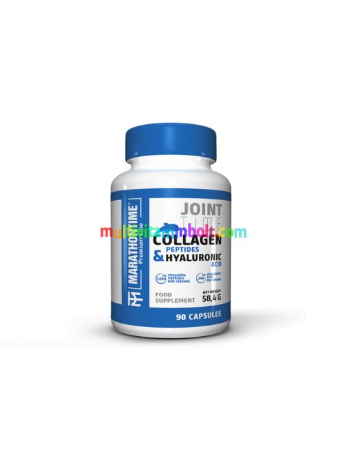 Tengeri Kollagén és Hialuronsav 90 db kapszula, 420 mg kollagén, 80 mg hialuron kapszulánként - Marathontime