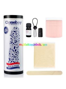Cloneboy Dildo-Kit Flesh pénisz szobor öntő szett, pénisz klónozó, fekete szilikonból