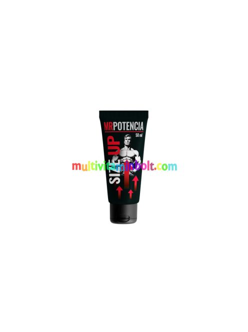 MrPotencia SIZE UP krém 50 ml – természetes megoldás a péniszméret növelésére és a potencia fokozására, külsőleges alkalmazással.