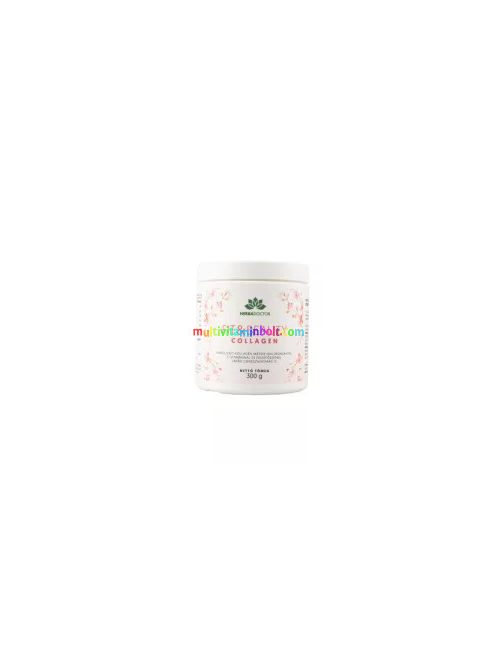 Fit & Beauty prémium hidrolizált kollagén mátrix, 14g kollagén, 100 mg hialuron adagonként, Japán cseresznye íz 300 g - HerbaDoctor