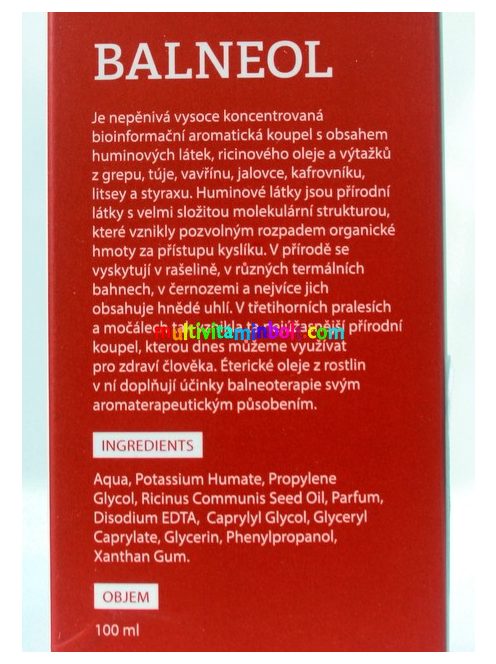BALNEOL-bioinformacios-furdoolaj-110-ML-energy