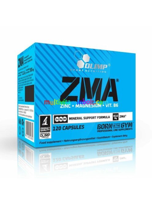 ZMA 120 db kapszula, cink, magnézium, B6-vitamin,  tesztoszteron fokozó - Olimp Sport Nutrition