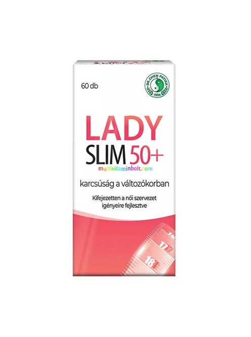 Lady Slim 50+ kapszula 60 db - A változókori karcsúságért, a könnyű lábakért - Dr. Chen