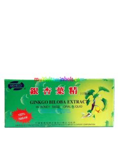   Ginkgo biloba extract ivóampulla 10 db 10 ml, Méz, ginkgo biloba 1600 mg - Dr. Chen