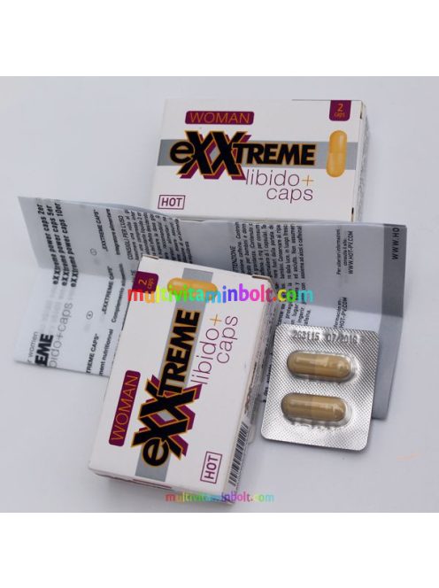 Exxtreme Libido Woman 2 db kapszula, vágyfokozó, libidó növelő nőknek