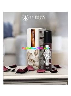 Essence parfüm 10 ml, illóolajokkal, Geránium, Levendula, Borsmenta, Szegfűszeg és Cistus - Energy