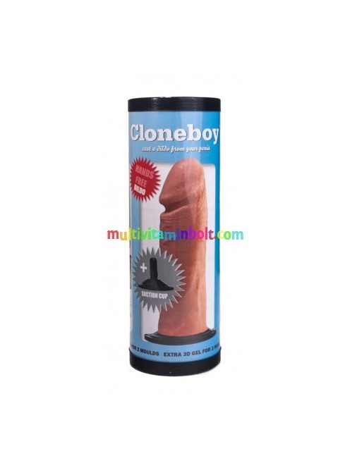 Cloneboy Dildo-Kit Flesh pénisz szobor öntő szett, pénisz klónozó, fekete szilikonból